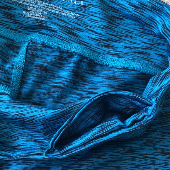 BEVERLY HILLS POLO CLUB SMALL TURQUOISE MIX CROPPED CAPRIS YOGA ATHLETIC - #408 - Picture 4 of 9